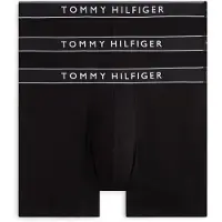 Tommy Hilfiger Bokserishortsit 'Essential' musta / valkoinen