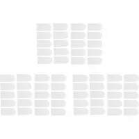 Torribaly 60Pcs Tag Labels Chair Acrylic Arch Sign Blank Acrylic Signs Blank Reserved Signs Acrylic Place Cards