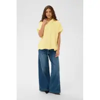 Culture Cumyra Elina Ss Shirt - Yellow - M