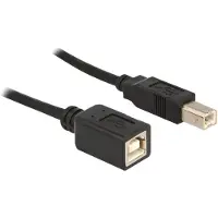 DeLOCK - USB forlængerkabel - USB Type B (hun) til USB Type B (han) - 2 m - lajittelu