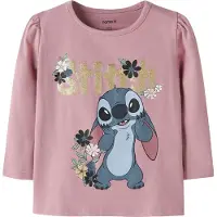 Name it Nmfjina Stitch Ls Top Box Noos Wdi - Pink - 98
