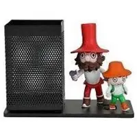 Tisso Toys Desk Holder ja hahmot: Rumcajs ja Cypisek