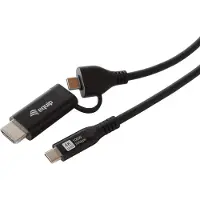 Equip 128436, 2 m, USB Type-C, HDMI + USB Type-C, Uros, Uros, Suora