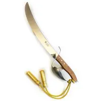 Claude Dozorme champagne sabre oak wood