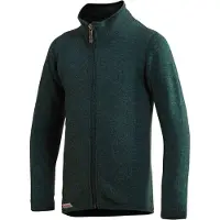 Woolpower Kids' Full Zip Jacket 400 Forest Green Välikerrospuserot 110-116