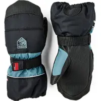 Hestra Kids' CZone Mitt Black/Petrol Lasketteluhanskat 3
