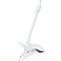Typecat Universal No Punching Clip Mount Webcam Stand Attaches to Crib for Baby Monitor Home Flexible Twist Mounting Bracket B