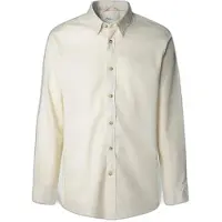 Pepe Jeans for man. PM3090843 Charly Shirt off-white (L), Casual, Cotton, Long sleeve