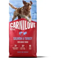 Carnilove Active Salmon-Turkey Adult kuiva koiranruoka, 12 kg