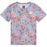 Color Kids Sport T-Shirt S/S, Aop - Pink - 92