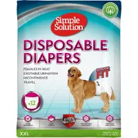 Simple Solution - Disposable Diapers Females XX-Large - Koirat - Koiran hoito ja ravintolisät - Juoksusuojat