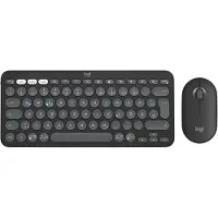 Logitech Pebble 2 Combo - Näppäimistö ja Hiirisetti - Saksa - Harmaa
