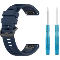 FIXED QuickFit silikoniranneke, 22 mm, sininen
