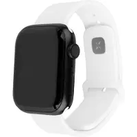 FIXED älykellon silikoniranneke, Apple Watch Ultra, valkoinen