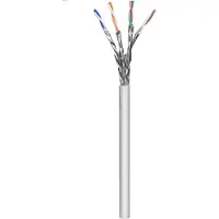 Intellinet Cat6a 100m harmaa verkkokaapelikela (CU, solid, S/FTP 23 AWG, LSZH)