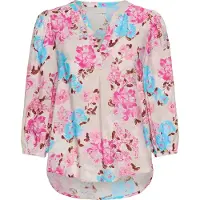 Kaffe Kahaisley O-Neck Blouse - Pink - 34