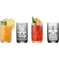 Lyngby Glas - Tiki Cocktaillasi 45 cl 4 kpl Kirkas