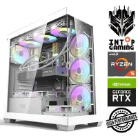 INTOP Tietokone Ryzen 5 7500F 16GB DDR5 1TB SSD M.2 NVME RTX5060Ti 8GB no-OS