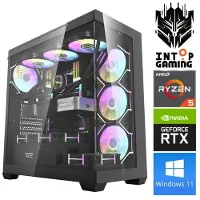INTOP Tietokone Ryzen 5 7500F 16GB DDR5 1TB SSD M.2 NVME RTX5060 8GB WIN11