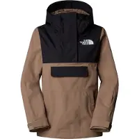 The North Face Women's Driftview Anorak Mocha Brown/TNF Black Laskettelutakit vuorettomat M