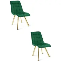 Hobby Hall 2-osainen ruokapöydän tuolisetti Cieza, vihreä
