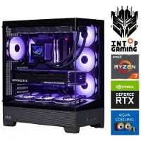 INTOP Tietokone AQUA Ryzen 7 9700X 64GB DDR5 1TB SSD M.2 NVME RTX5060Ti 16GB no-OS