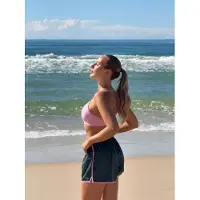 ICANIWILL Contrast Shorts W Green/pink