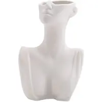 Jojomino Human Face Flower Vases Portrait Vase Decorative Nordic Flower Pot Ornament Ceramics Statue Crafts Home