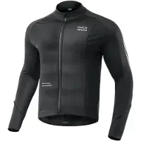 RockBros Fall/Winter Long Sleeve Cycling Jacket XL - Black