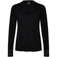 Cream Crtrulla Jersey Blouse - Black - L