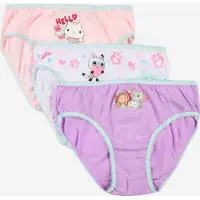 Gabby's Dollhouse Gabbyn Nukketalo Alushousut 3-pack, Moniväriset, 116