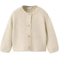 Mango Knitted Button Cardigan - Beige - 9-12M