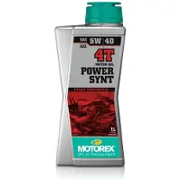 Motorex Power Synthetic 4t 5w40 1l Moottoriöljy
