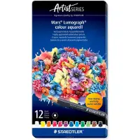 Staedtler Mars Lumograph Aqua 12 Pcs Kynä