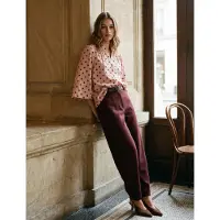 Minus Msviviana V- Neck Blouse - Pink - 36