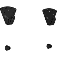 Equip 650365, 81,3 cm (32"), 2,54 m (100"), 150 x 100 mm, 1000 x 600 mm, Muovi, Ruostumaton teräs, Musta