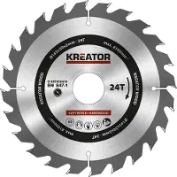 Kreator Pyörösahanterä 165mm, 24 hammasta