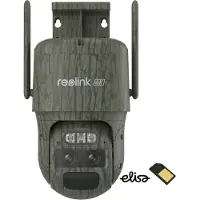 Reolink TrackMix (G770) 4K PTZ 4G -valvontakamera Camo