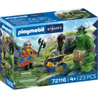Playmobil Troll With Lion Knight Treasure Rakennuspeli