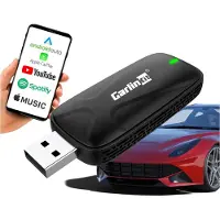 Carlinkit AIR X2 CarPlay / Android Auto langaton sovitin USB-liittimellä - musta