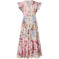 Y.A.S Yasmessa Cs Long Dress - Fest S. - Multi/patterned - 40