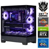 INTOP Tietokone AQUA Ryzen 5 9600X 64GB DDR5 1TB SSD M.2 NVME RTX5060Ti 16GB no-OS