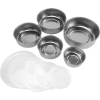 ISTOVO 5 PCS Stainless Steel Food Container Sealed Crisper Storage Lunch Box Bowls with Lids Food Storage Box Lunch Box Bowl