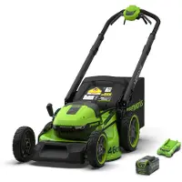 Greenworks Akkukäyttöinen ruohonleikkuri itsevetävä MO40L416-01; 40 V; 46 cm; 1x4,0 Ah akku