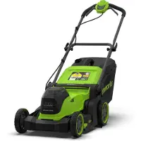 Greenworks Akkukäyttöinen ruohonleikkuri LM4102A1; 48 V; 41 cm (ilman akkua ja laturia)