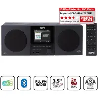 Imperial DABMAN-220BK DAB+-, FM-stereoradio Bluetoothilla ja kaukosäätimellä