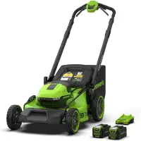 Greenworks Akkukäyttöinen ruohonleikkuri itsevetävä LM5104SA3; 40 V; 51 cm; 2x5,0 Ah akku