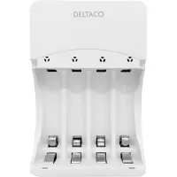 Deltaco – Ultimate Ni-Mh USB charger for AA/AAA batteries (SG) (CHG-SG-USB110)