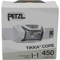 Petzl Tikka Core, Taskulamppu otsanauhalla, Valkoinen, Painikkeet, Akkutaso, IPX4, LED