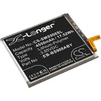 123accu Akku älypuhelin, Matkapuhelin Samsung Galaxy S22 Ultra 5G, SM-S908B/DS ja muut.